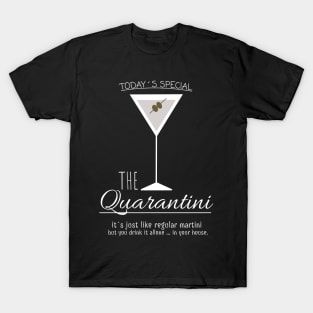 At home in quarantine - Funny, saying, Corona T-Shirt